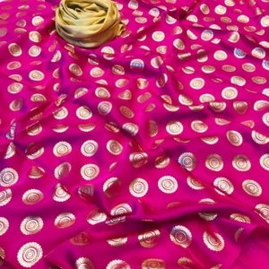 Imperial Floral Satin Silk Saree