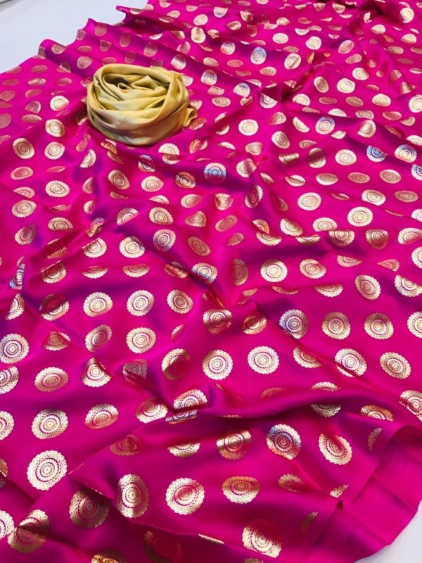 Imperial Floral Satin Silk Saree