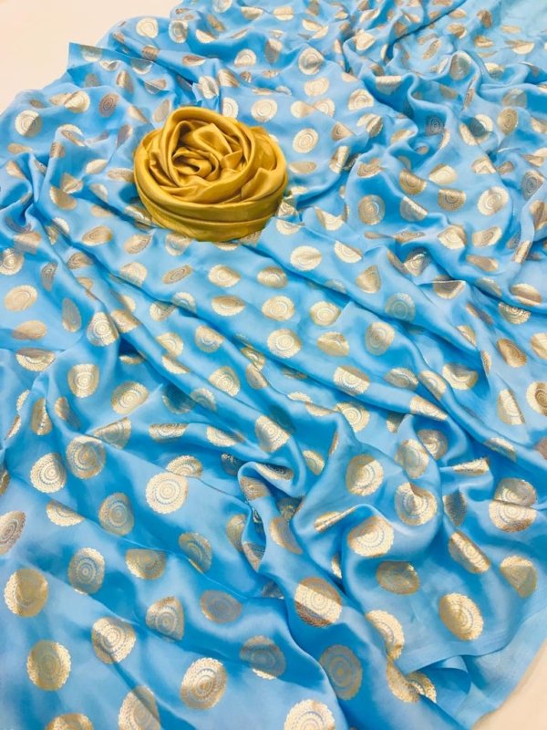 Imperial Floral Satin Silk Saree