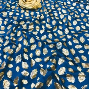 Imperial Floral Satin Silk Saree - Image 2