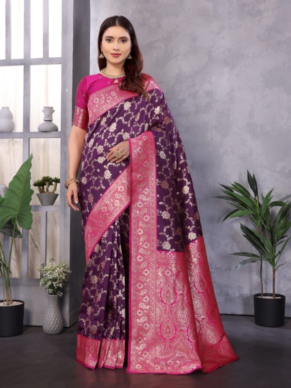 Zari Banarasi Silk Saree