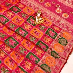Royal Patola Banarasi Silk Wedding Saree