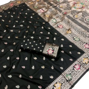 Royal Gold Zari Kanjivaram Silk Saree - Image 2