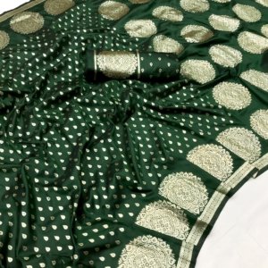 Royal Gold Zari Kanjivaram Silk Saree - Image 5