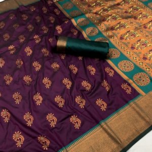 Royal Gold Zari Kanjivaram Silk Saree