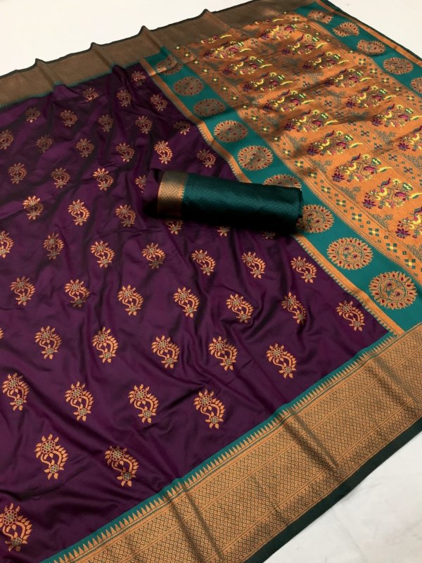 Royal Gold Zari Kanjivaram Silk Saree