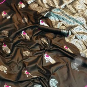 Royal Gold Zari Kanjivaram Silk Saree - Image 6