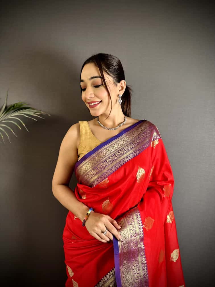 Kum Kum Royal Soft Silk Saree - Image 1