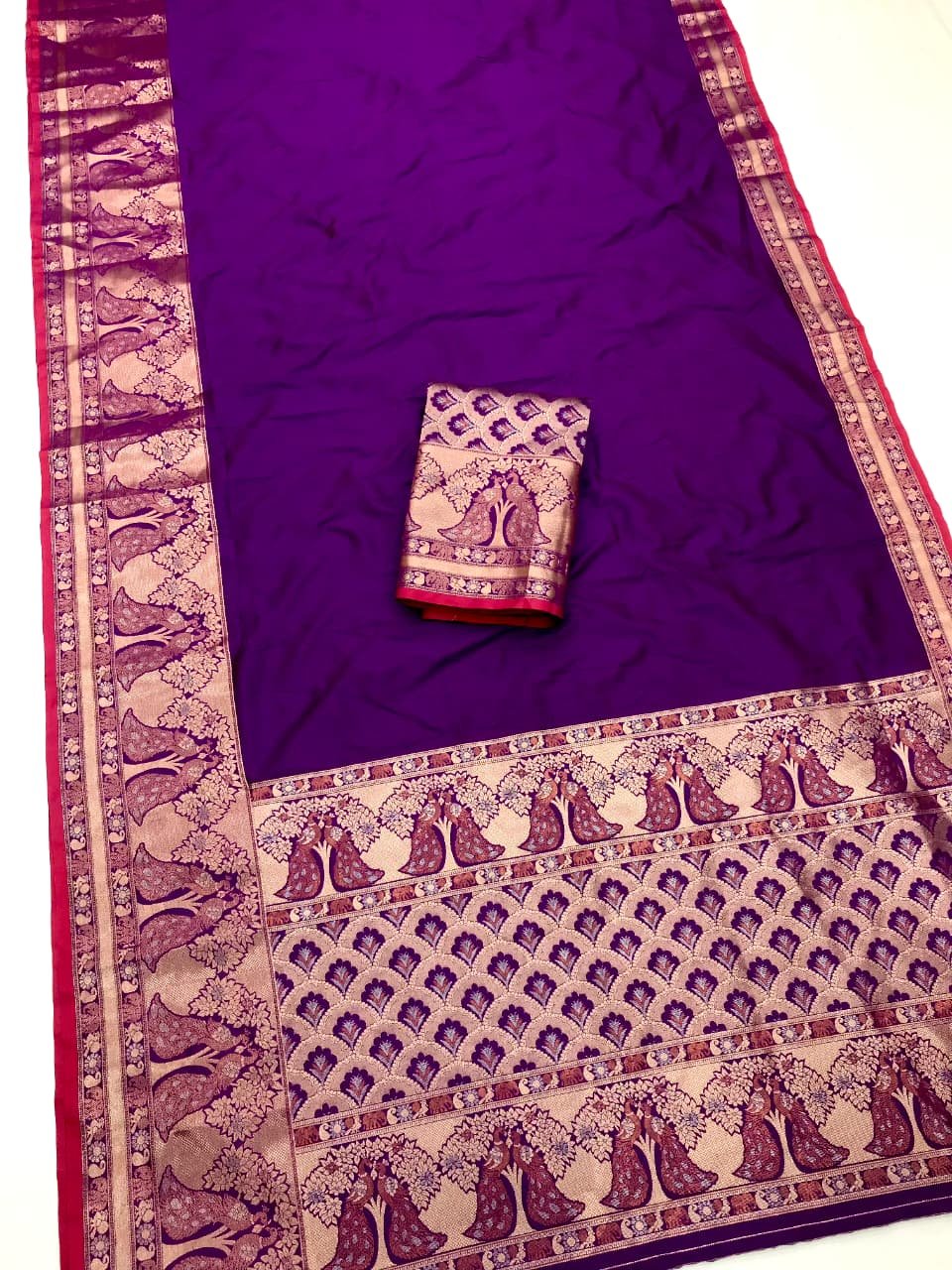 Royal Majesty Silk Saree - Image 1