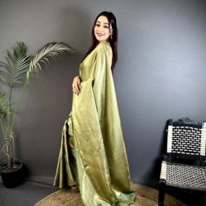 Royal Satin Zari Silk Saree