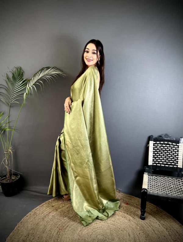 Royal Satin Zari Silk Saree