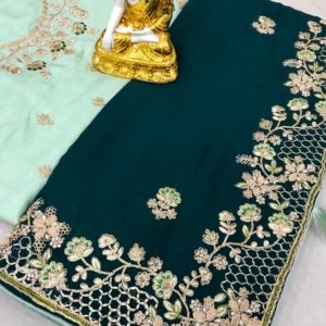 Carpe Designer Sequence Work Saree - Image 3