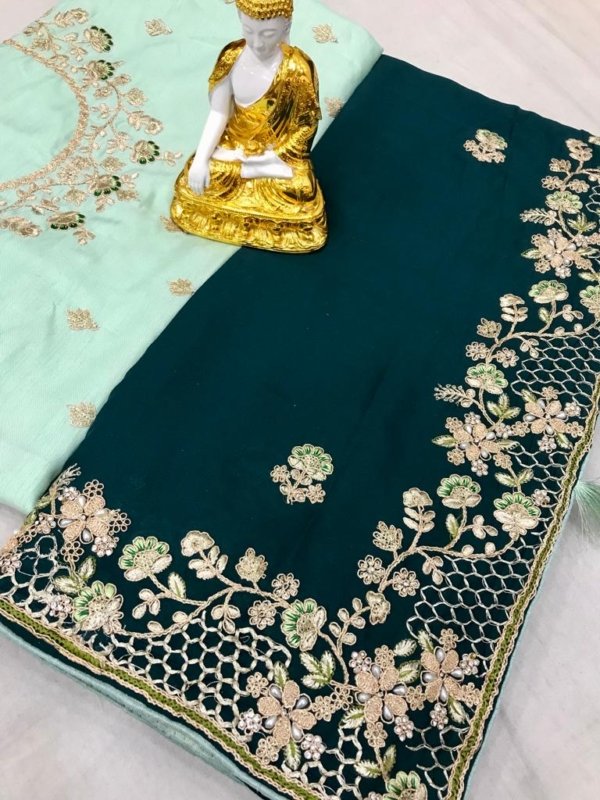Carpe Designer Sequence Work Saree