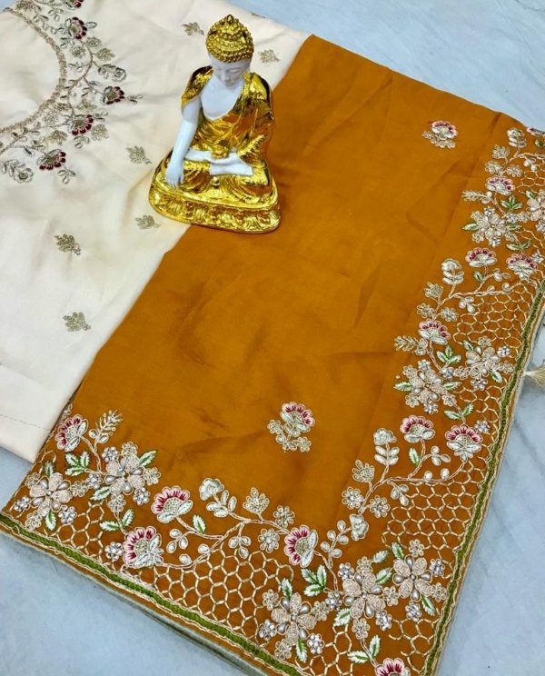 Carpe Designer Sequence Work Saree