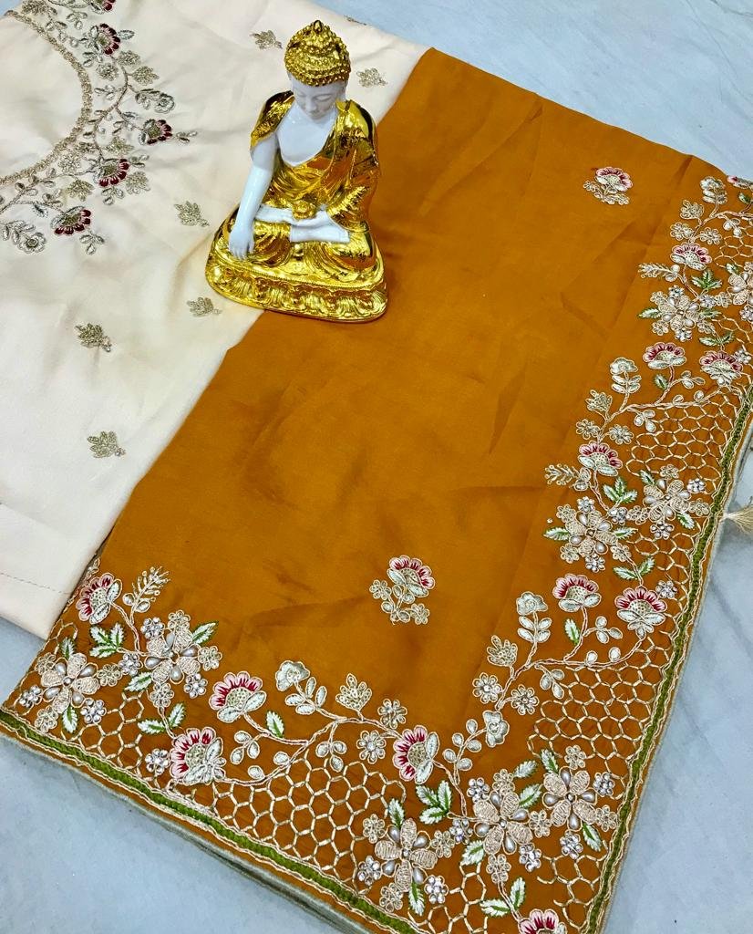 Carpe Designer Sequence Work Saree - Image 5