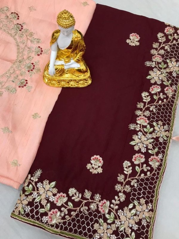 Carpe Designer Sequence Work Saree