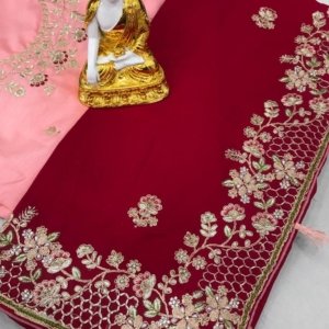 Carpe Designer Sequence Work Saree - Image 4
