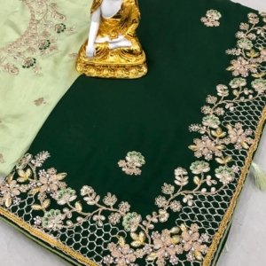 Carpe Designer Sequence Work Saree - Image 2