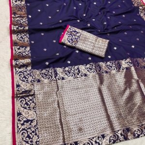 Timeless Gold Zari Banarasi Silk Saree