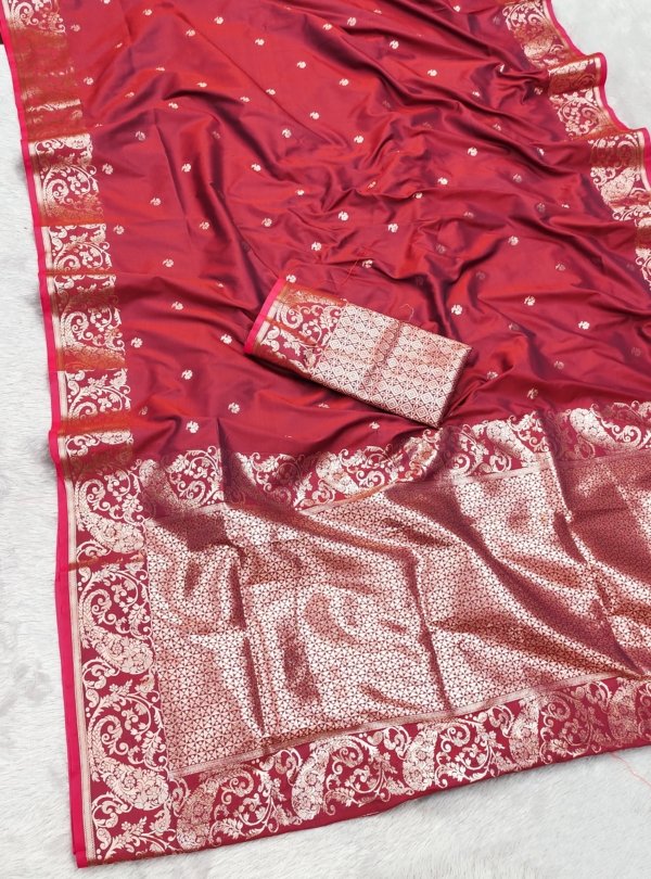 Timeless Gold Zari Banarasi Silk Saree