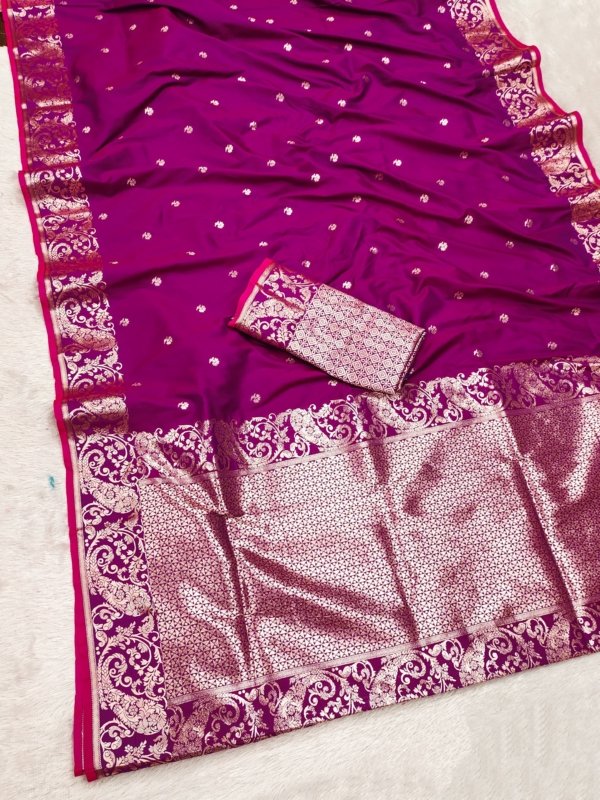 Timeless Gold Zari Banarasi Silk Saree