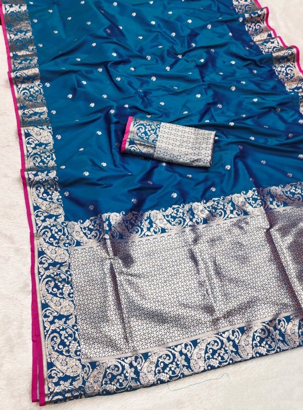 Timeless Gold Zari Banarasi Silk Saree