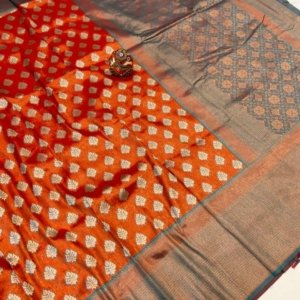 Royal Dharmavaram Silk Saree - Image 3