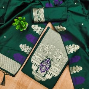 Royal Heritage Silk Unstitched Suit Se