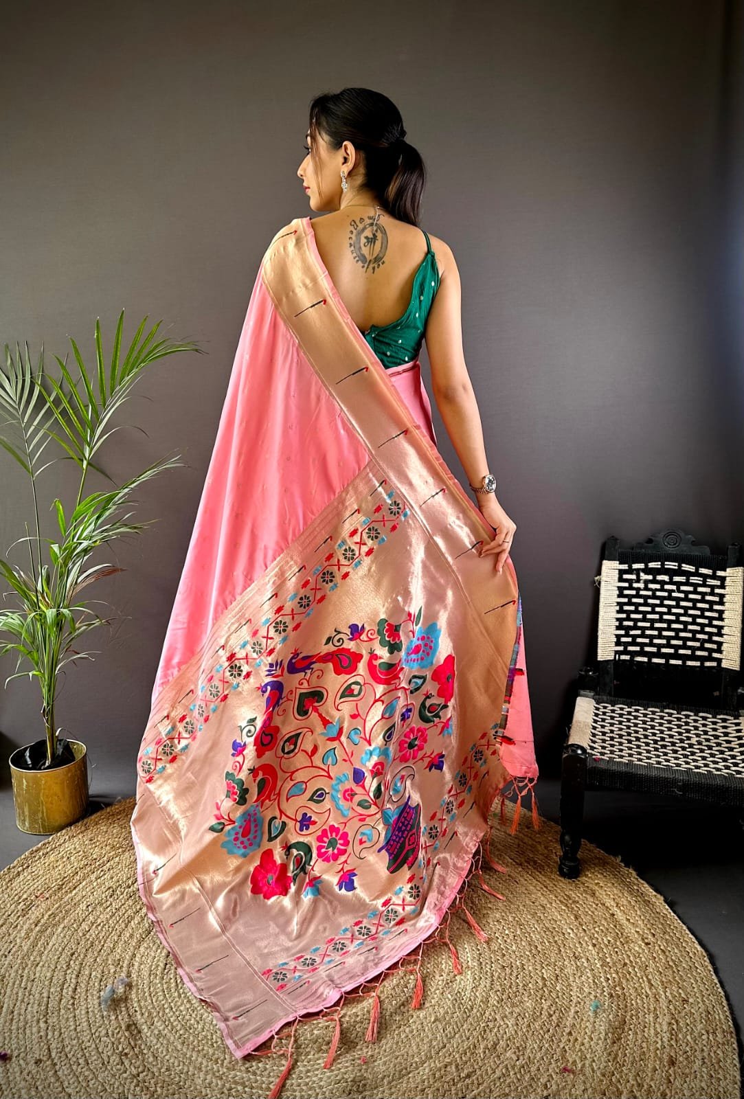 Aavishkar Royal Kanchipuram Silk Saree - Image 7
