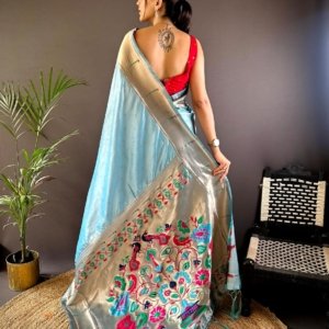 Aavishkar Royal Kanchipuram Silk Saree - Image 6
