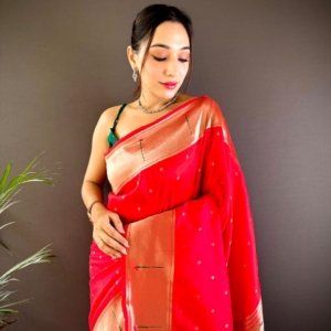 Aavishkar Royal Kanchipuram Silk Saree - Image 5