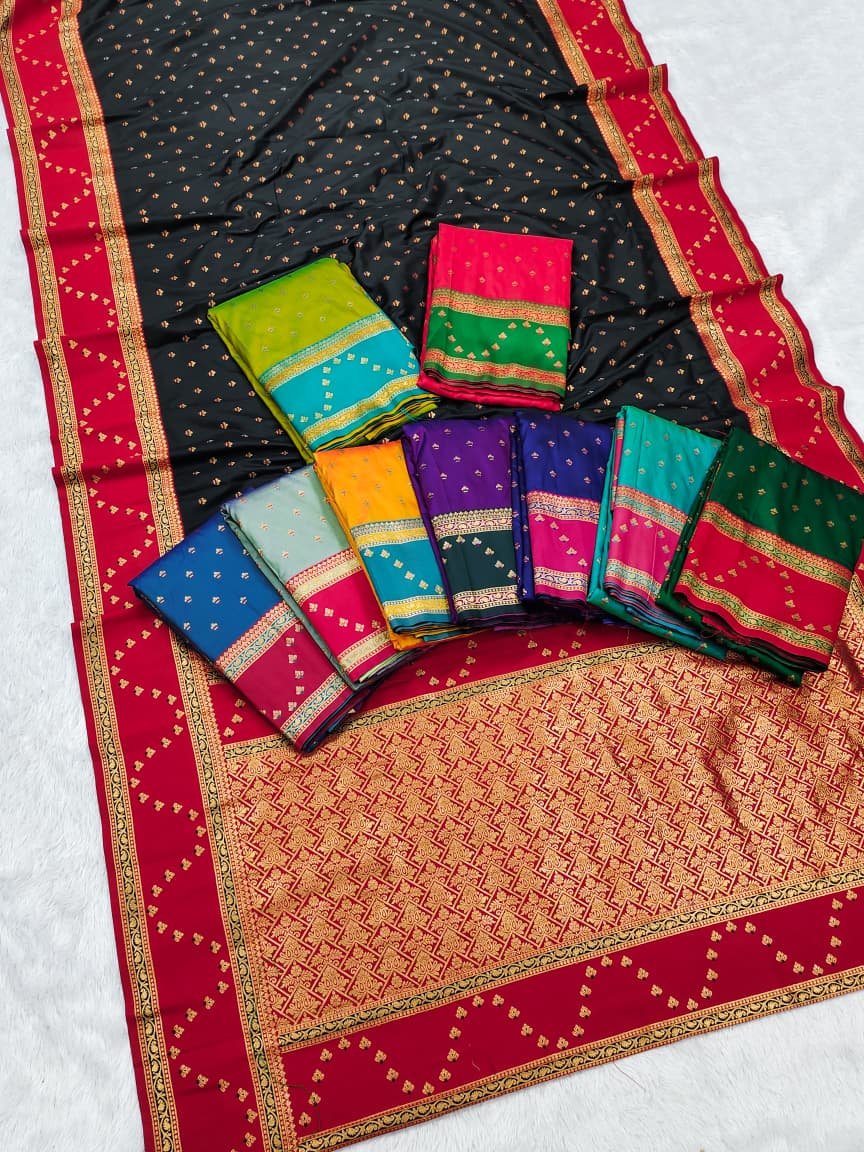 Premium Zari Banarasi Silk Saree - Image 1