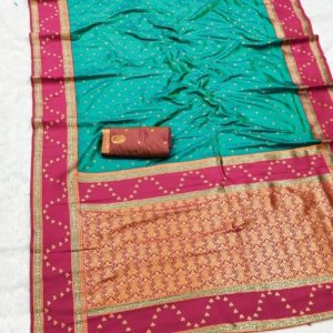 Premium Zari Banarasi Silk Saree - Image 9