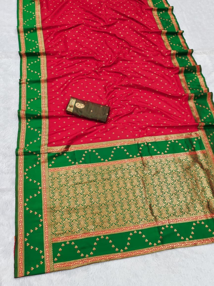 Premium Zari Banarasi Silk Saree - Image 8