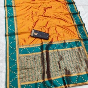 Premium Zari Banarasi Silk Saree - Image 5