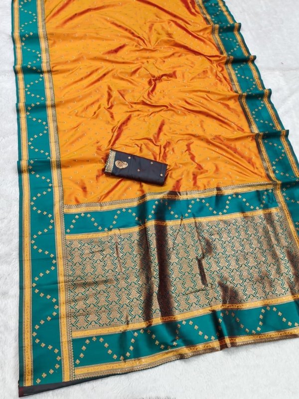 Premium Zari Banarasi Silk Saree