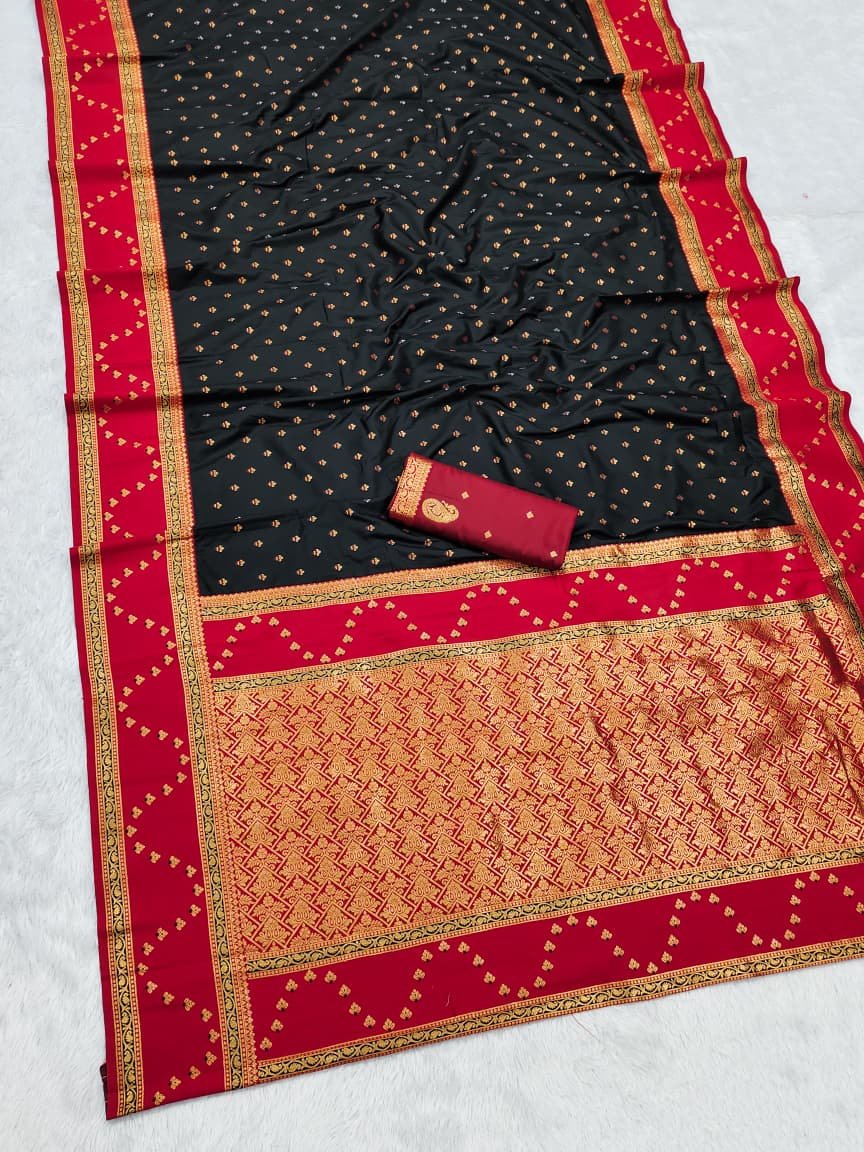 Premium Zari Banarasi Silk Saree - Image 2