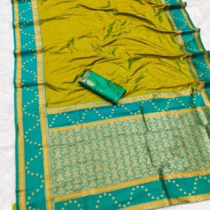 Premium Zari Banarasi Silk Saree - Image 10