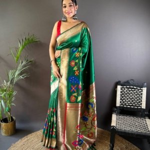 Swayamwar Royal Kanchivaram Paithani Silk Saree