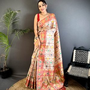Royal Tassel Banarasi Silk Saree - Image 3