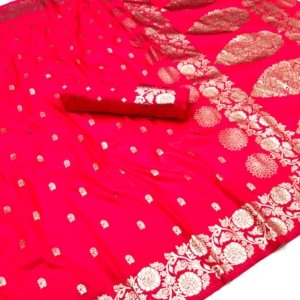Heritage Banarasi Silk Saree - Image 7