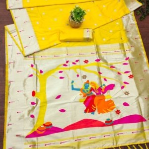 Royal Marathi Paithani Saree - Image 12