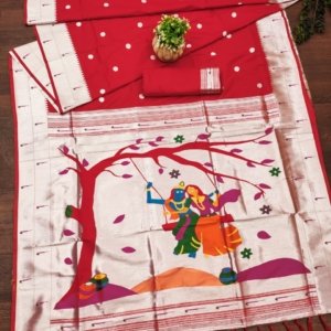Royal Marathi Paithani Saree - Image 10