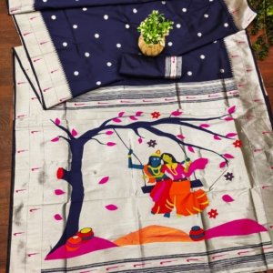 Royal Marathi Paithani Saree - Image 6