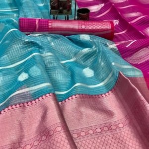 Elegant Organza Silk Saree