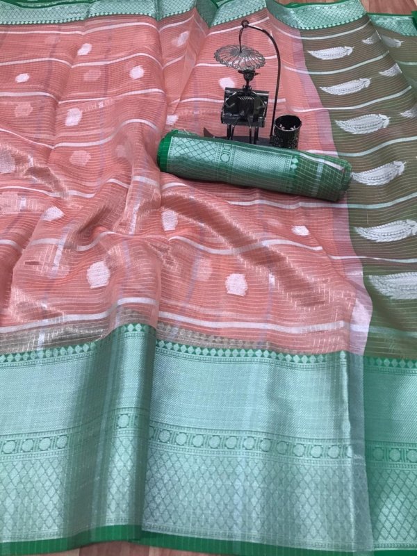Elegant Organza Silk Saree