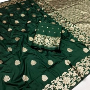 Rebola Heritage Banarasi Silk Saree - Image 3
