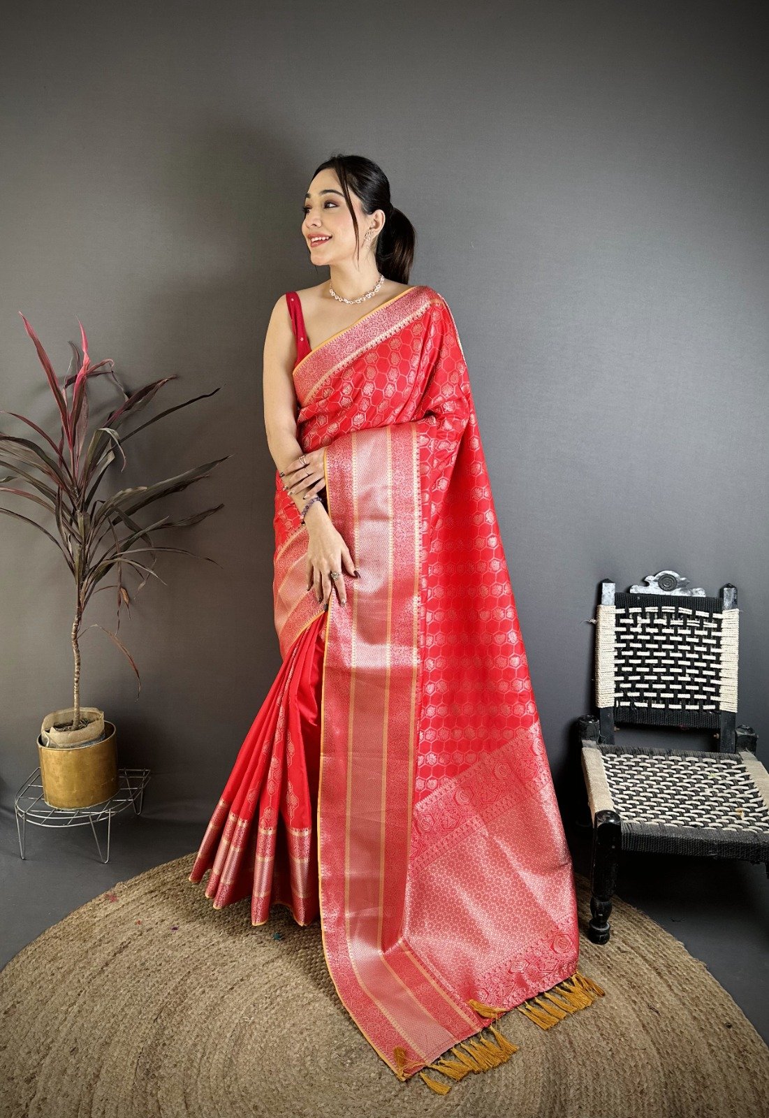 Premium Banarasi Silk Jacquard Saree Collection - Image 6