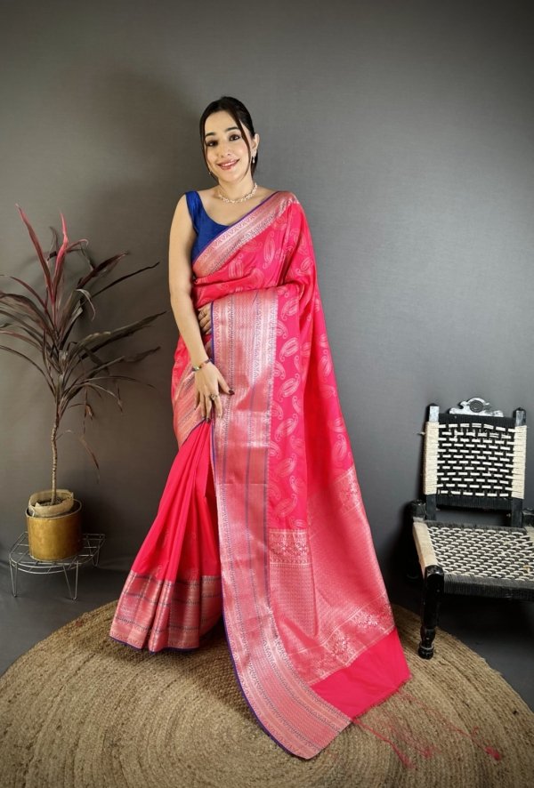 Premium Banarasi Silk Jacquard Saree Collection