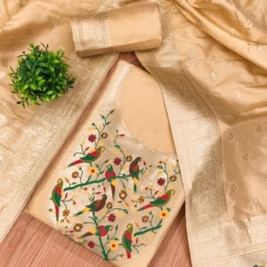 Premium Royal Paithani Silk Dress Material Collection - Image 5